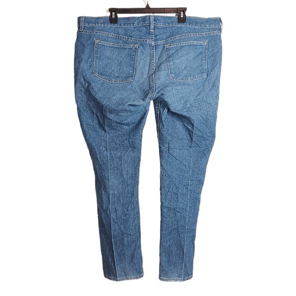 Old Navy Diva Bootcut Jeans Womens 20 Medium Wash High Rise Retro Pleated Denim - Picture 3 of 4